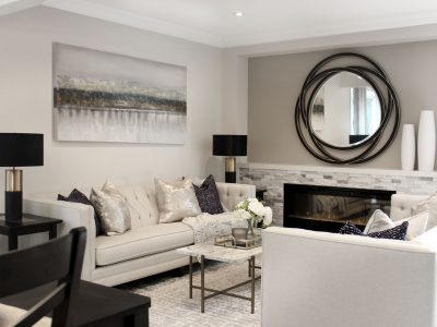 To make the space feel light and luxurious, we kept much of the palette and accessories very subtle